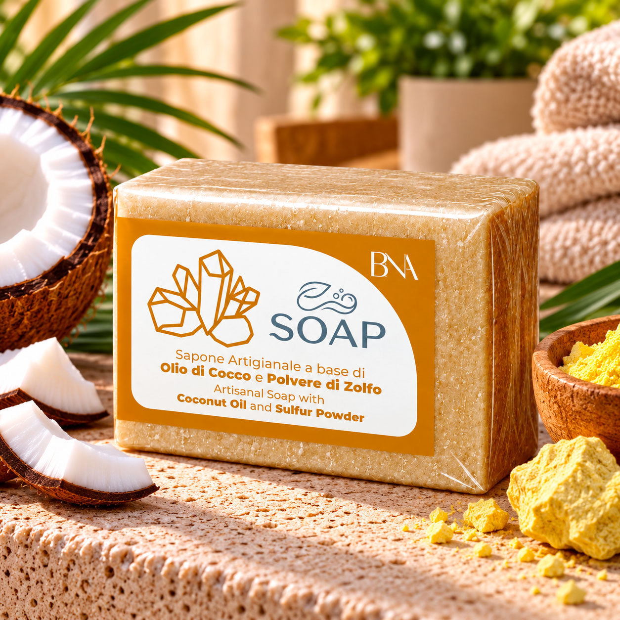 Sapone artigianale polvere di zolfo
